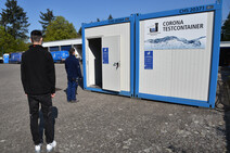 Teststation: Teststation auf dem Werksgelände des Wasserwerks Jägersburg